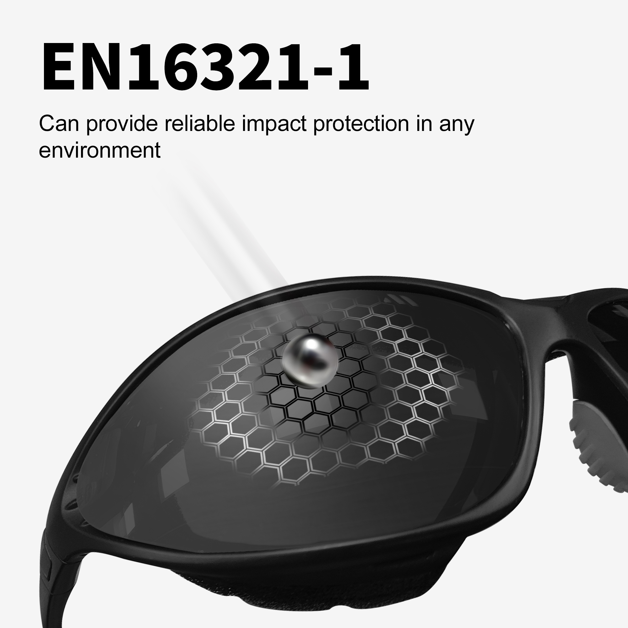 EU-Safeyear Anti Fog EN 16321-1 Schutzbrille für Männer und Frauen