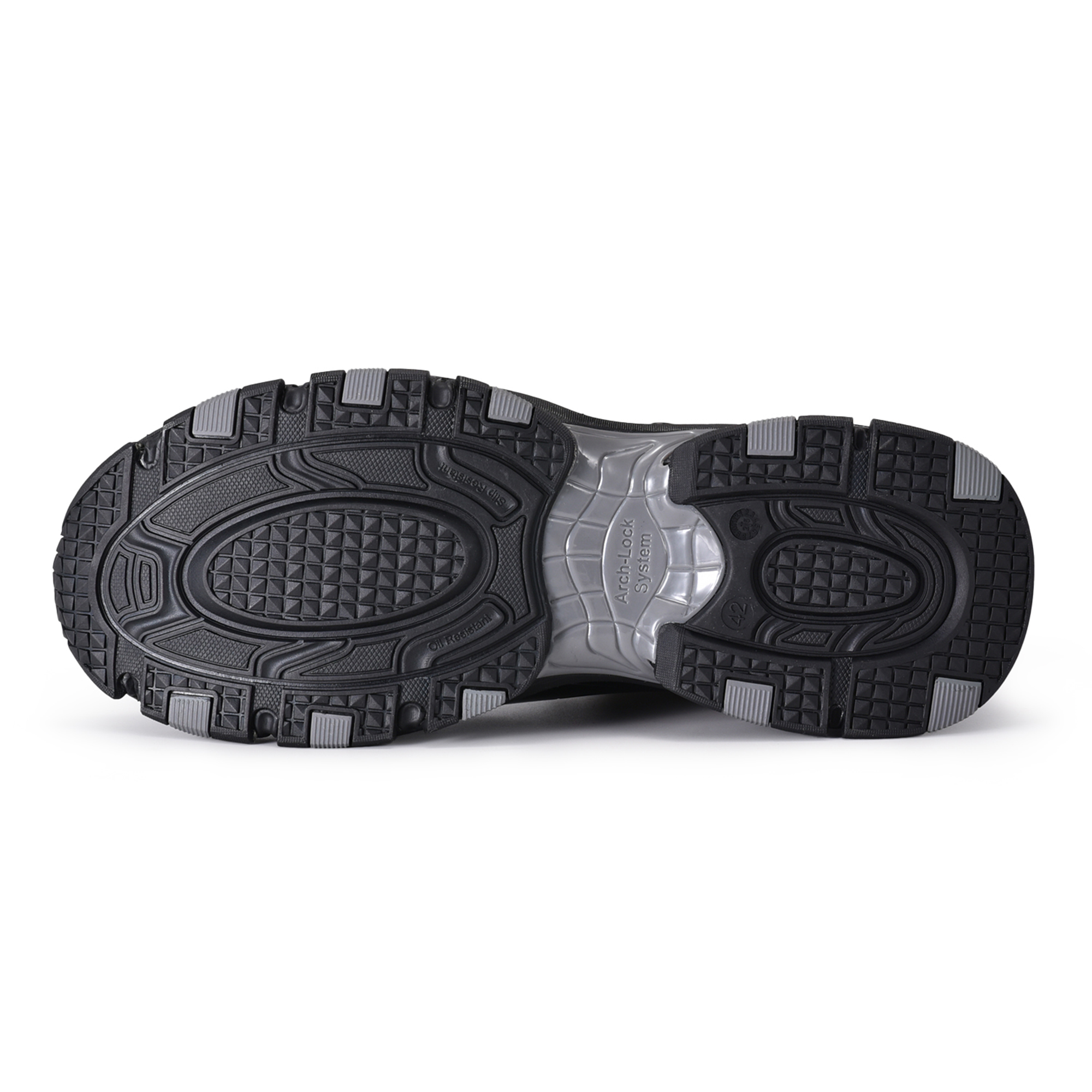 Outdoor-Design Sicherheitsstiefel mit Drehverschluss, atmungsaktiv, leicht, Aluminiumkappe & PE-Durchtrittschutzplatte, M-8589