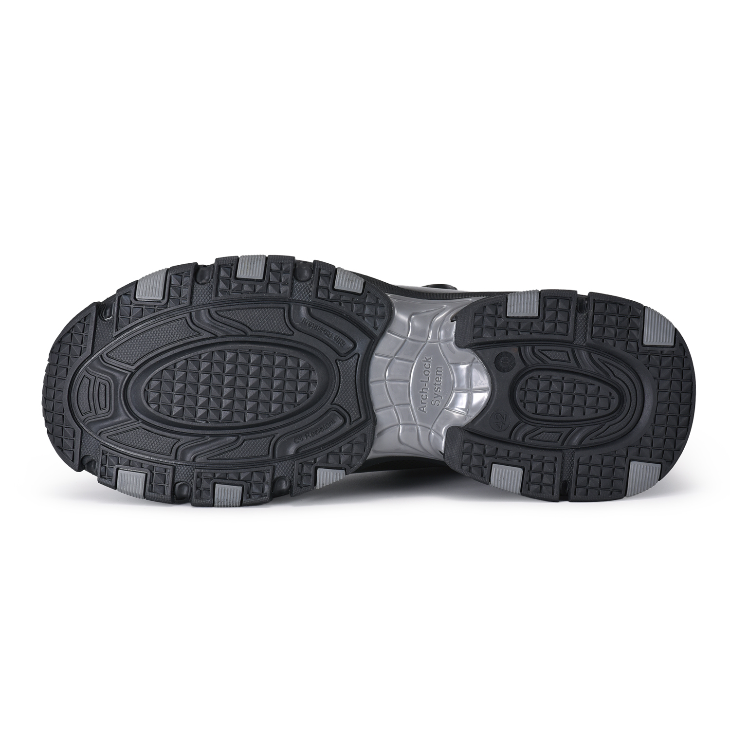 Atmungsaktive S1P-Sicherheitsschuhe mit Drehverschluss, Aluminiumkappe & rutschfester Sohle, L-7601 Navy