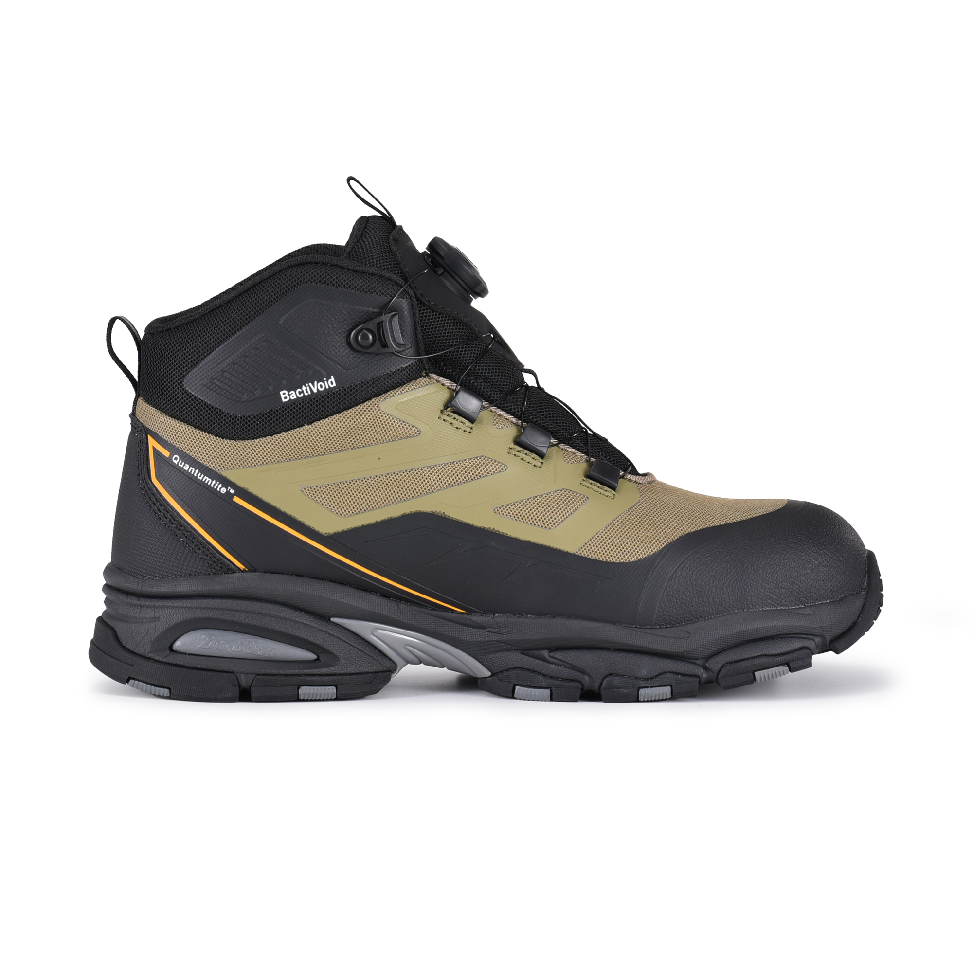 Outdoor-Design Sicherheitsstiefel mit Drehverschluss, atmungsaktiv, leicht, Aluminiumkappe & PE-Durchtrittschutzplatte, M-8589