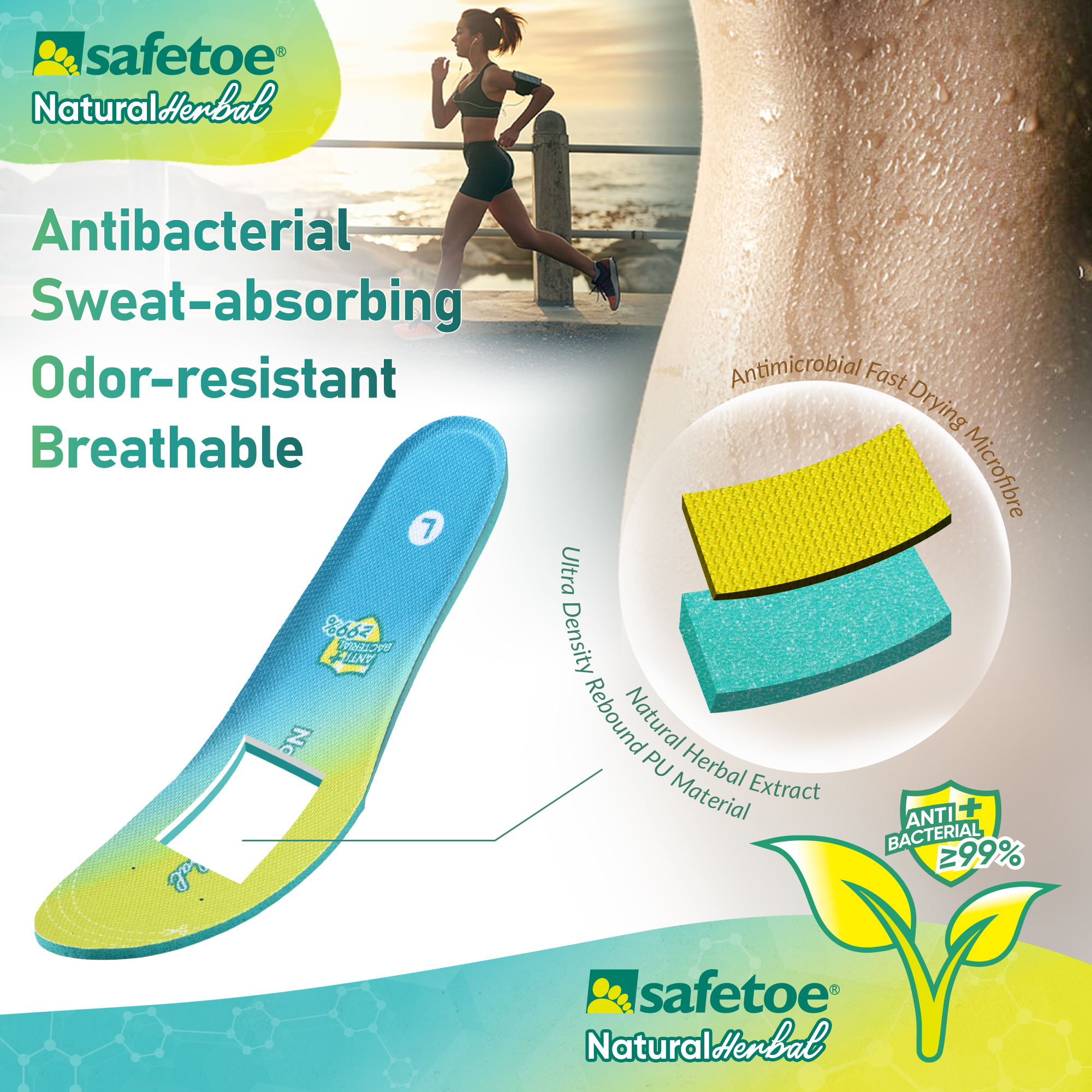 EU-Safetoe Thermo-Einlegesohlen – warme Winter-Einlegesohlen und antibakterielle Schuheinlagen