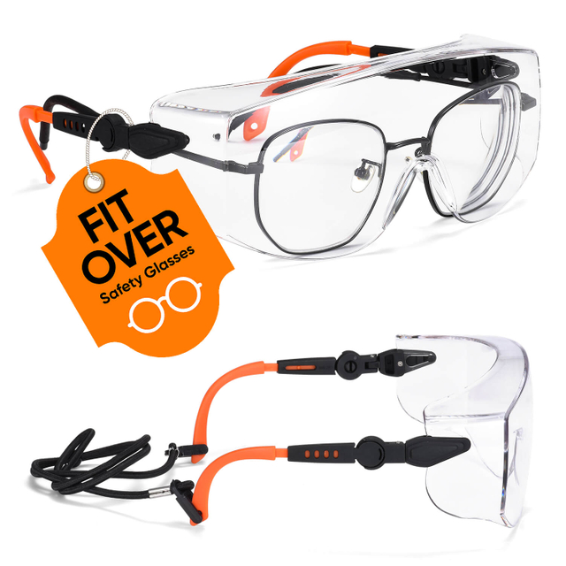 Safeyear Fogless Overglasses Schutzbrille mit Z87 Fogless-Beschichtung