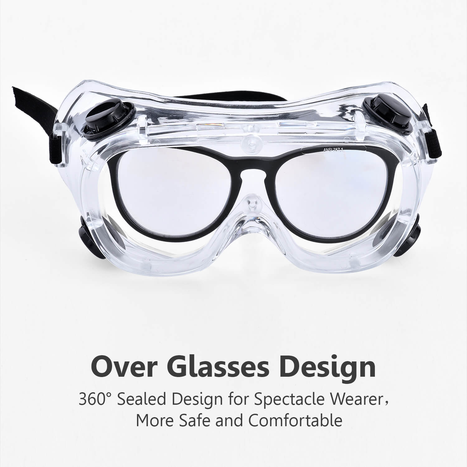 Safeyear Anti-Beschlag-Schutzbrille, kratzfeste und UV-Schutz-Schutzbrille für Herren