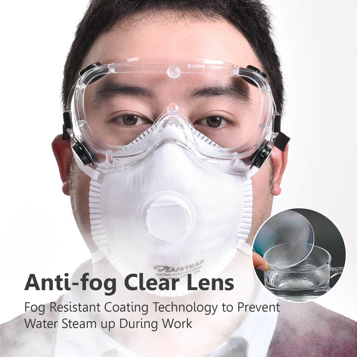 SG032-Antibeschlag-Schutzbrille