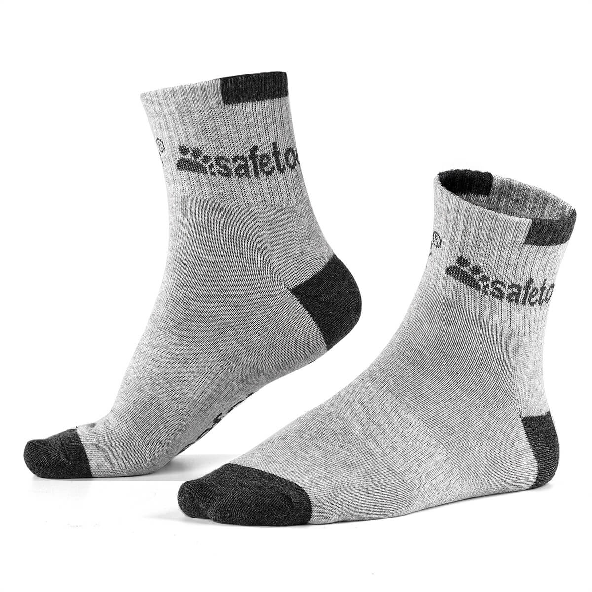 Safetoe 7 Paar Socken aus natürlicher Baumwolle, antibakterielle Sneakersocken für Damen und Herren