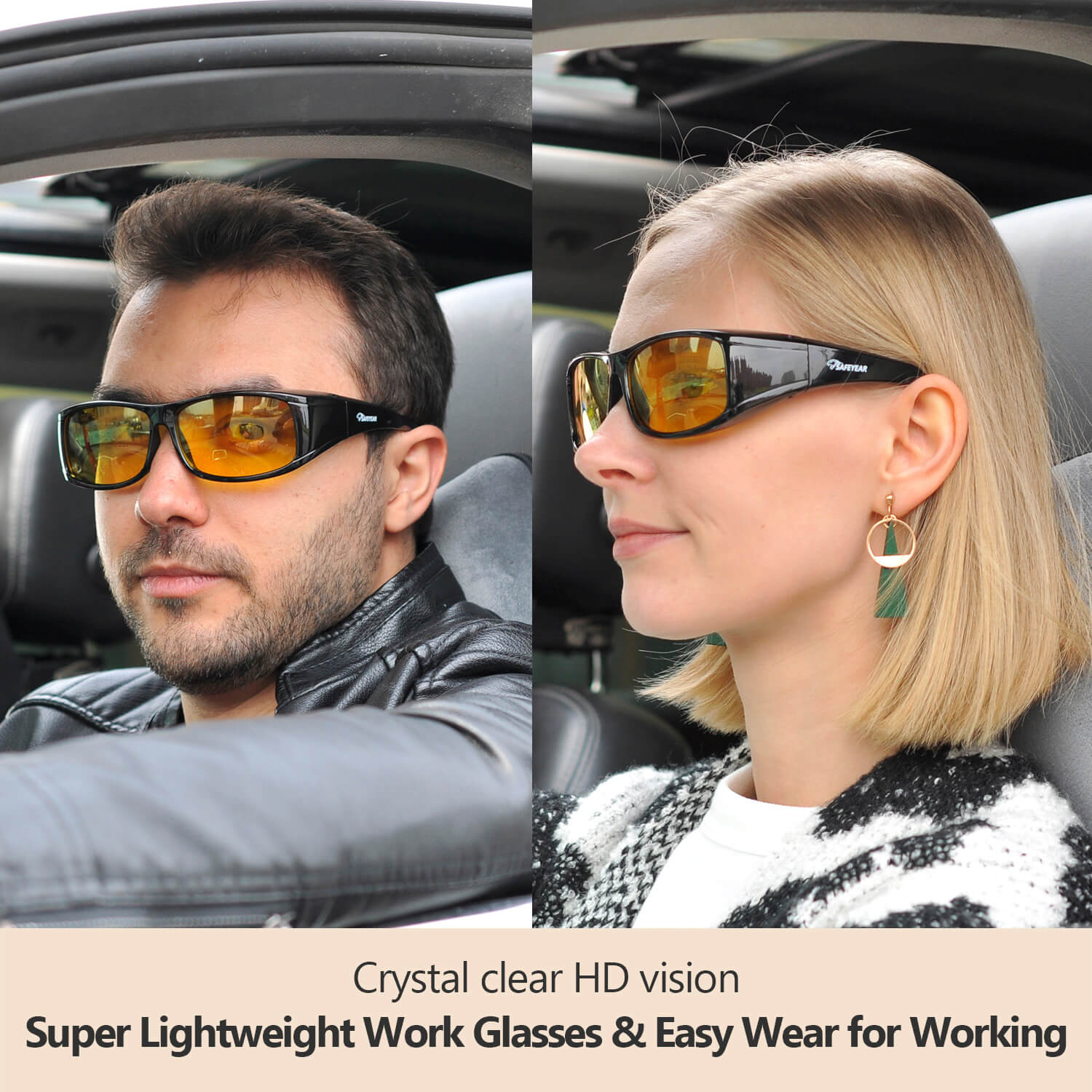 Kristallklare HD-Vision-Arbeitsbrille