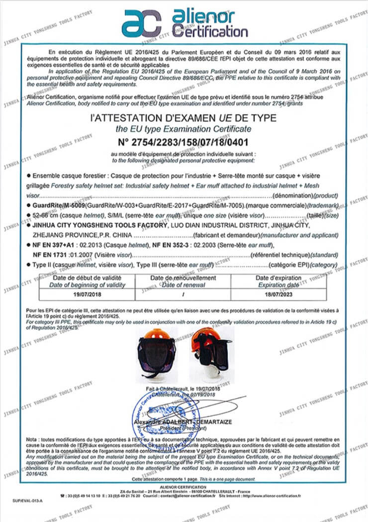 M-5009 CE-Zertifikat